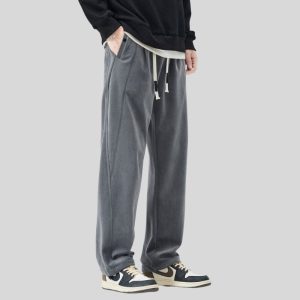 Pantalon-Velours-Homme-Coupe-Droite