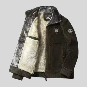 Veste-Velours-Cotelé-Col-Fourrure-Homme